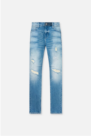 RTA CLAYTON SKINNY JEAN | RIPPED MEDIUM BLUE | MF23D671