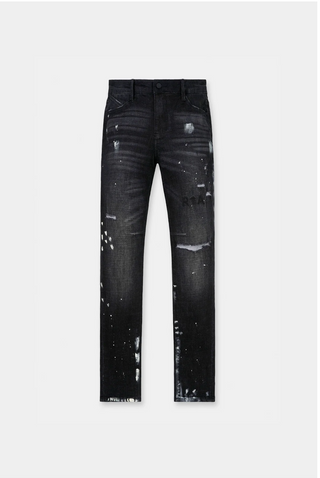 RTA CLAYTON SKINNY JEAN | DISTRESSED CHARCOAL PAINT |MH24D623