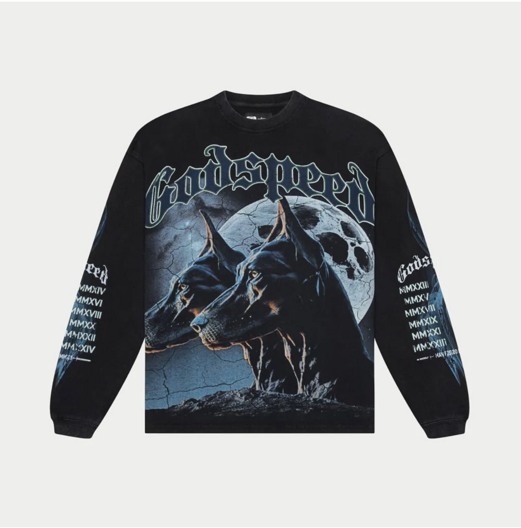 Godspeed | F.T.D Long sleeve T-Shirt (Black) – Top Notch