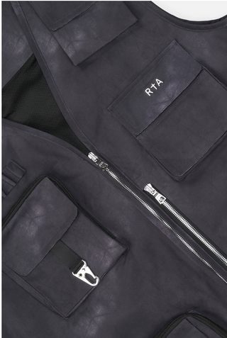 RTA | IBRA UTILITY VEST | BLACK MARBLE