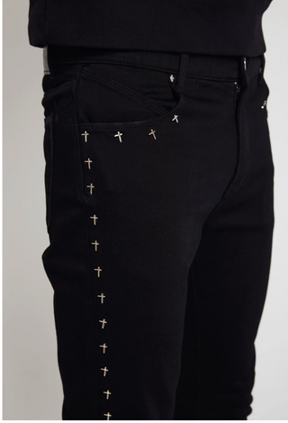 RTA | BRYANT SKINNY JEAN | BLACK CROSS