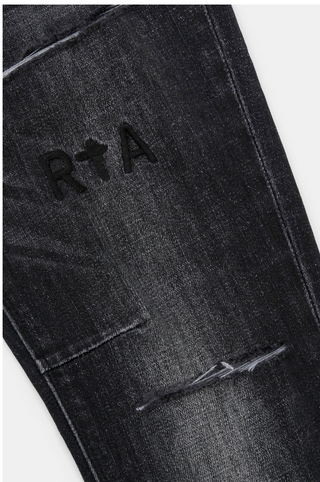 RTA | BRYANT SKINNY JEAN | DISTRESSED GREY |MH24D23