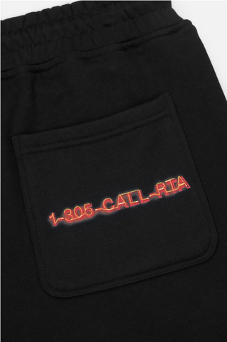 RTA | OWEN SWEATPANT | BLACK NEON LOGO