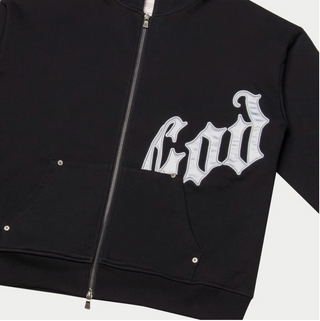 Godspeed | OG Logo Sweatsuit V2 (Black/Silver Satin)