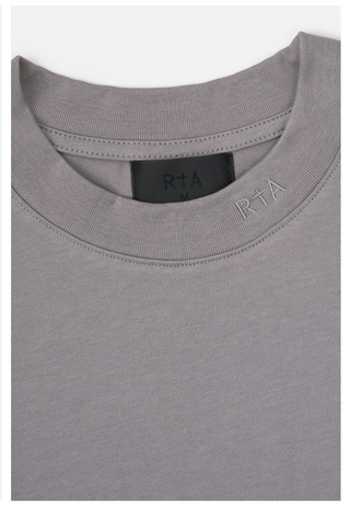 RTA | RICO MOCK NECK SHORT SLEEVE TEE | Stone
