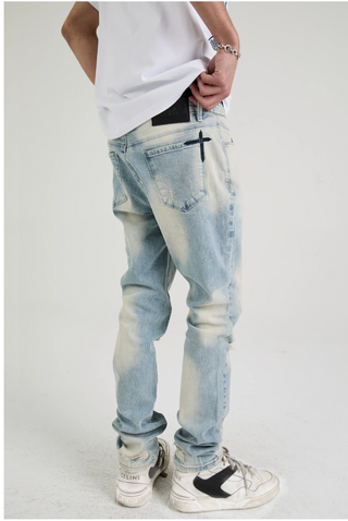 RTA | BRYANT SKINNY JEAN | BLUE CLOUDS