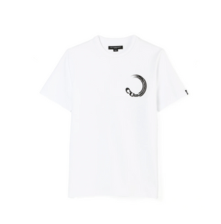 Cult Of individuality | Short Sleeve Crew Neck Tee "Gradient Logo" in White