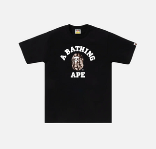 Bathing Ape | Trial Camo College Tee 'Black/Beige'