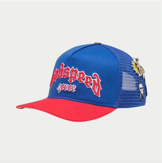 GODSPEED | GS FOREVER TRUCKER HAT (BLUE/RED)