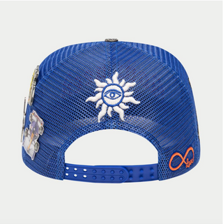 GODSPEED | GS FOREVER TRUCKER HAT (BLUE/RED)