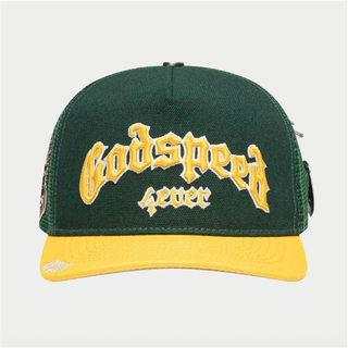 GODSPEED | GS FOREVER TRUCKER HAT (GREEN/YELLOW)