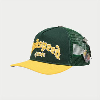 GODSPEED | GS FOREVER TRUCKER HAT (GREEN/YELLOW)