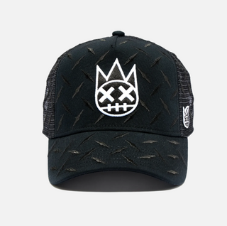 Cult Of Individuality | Cult's Diamond Plate Trucker Hat in Black