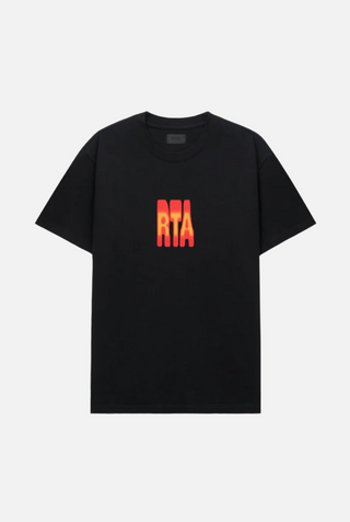 RTA COLIN | COLIN OVERSIZED SHORT SLEEVE TEE | BLACK PARADISE FLAME