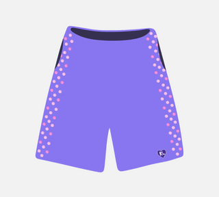 Red Letters | Stoned Sweat Shorts - Purple