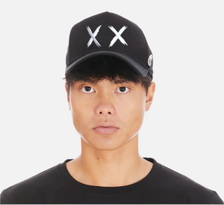 Cult Of Individuality | Black Trucker Hat – Mesh Back, Curved Visor, XX Logo