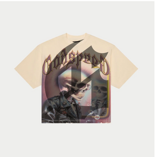 Godspeed | Man In The Mirror” Bone Tee