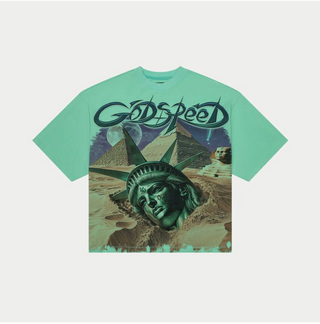 Godspeed | Mother Cairo” Teal Tee