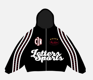Red Letters | C1N x RL Zip Up - Black