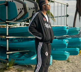 Red Letters | C1N x RL Zip Up - Black