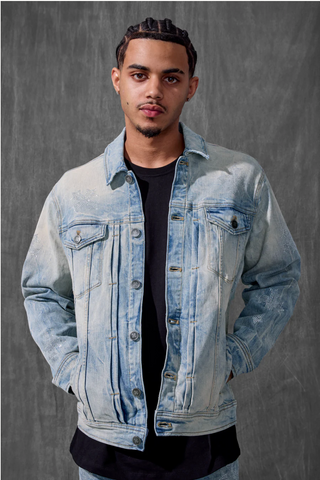 See You in Paradise | Limelight Denim Trucker Jacket (Antique)