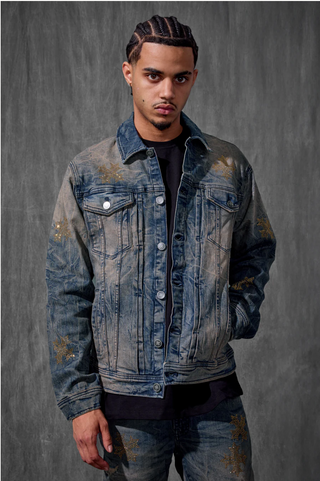 See You in Paradise | Limelight Denim Trucker Jacket (Horizon Blue)