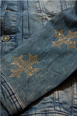 See You in Paradise | Limelight Denim Trucker Jacket (Horizon Blue)