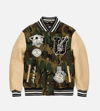 Jordan Craig | Life of Vice Varsity Jacket (Vintage Camo)
