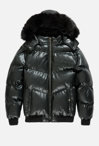 See You In Paradise | The Wild One Puffer Jacket (Black)