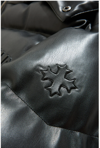 See You In Paradise | The Wild One Puffer Jacket (Black)