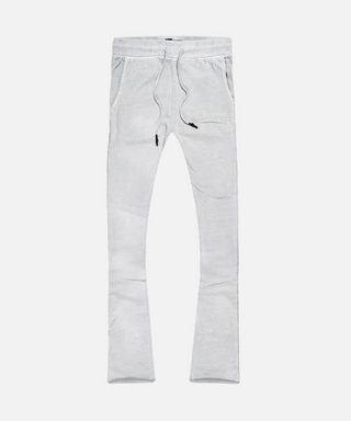 Jordan Craig | Tonal Washed Stacked Sweatpants (Grey)