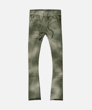 Jordan Craig | Tonal Washed Stacked Sweatpants (Olive)