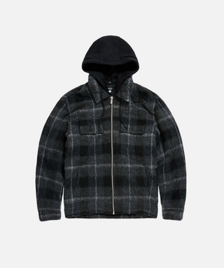 Jordan Craig | SYIP Hooded Flannel Jacket (Black Shadow)