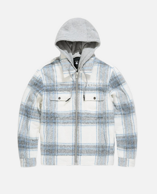 Jordan Craig | SYIP Hooded Flannel Jacket (Light Blue)