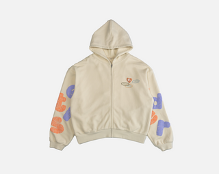 Red Letters | Where U Are Scattered Zip Up