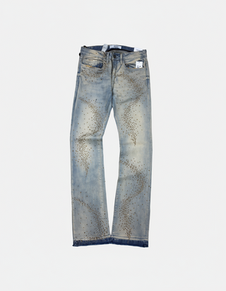 Liquid Crystal | Stacked Denim (Cream Wash)