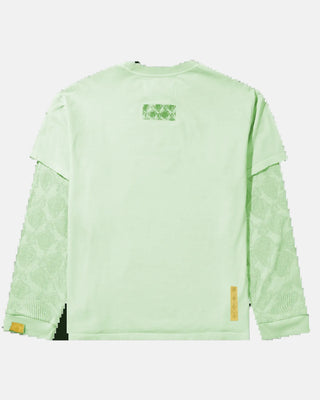 When Smoke Clears | Studded Logo Thermal L/S (Lime Green)