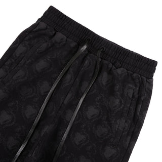 WhenSmokeClears | Monogram Sweatpant | Black