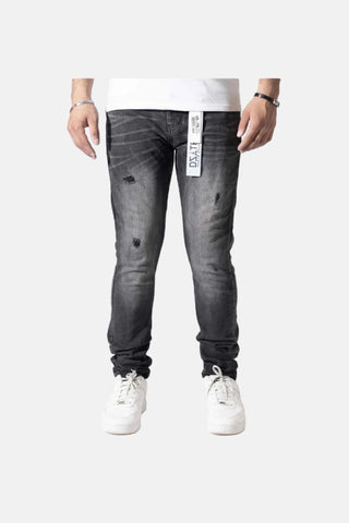DZTR | Premium Kids Denim Jeans 413 'Black Washed'