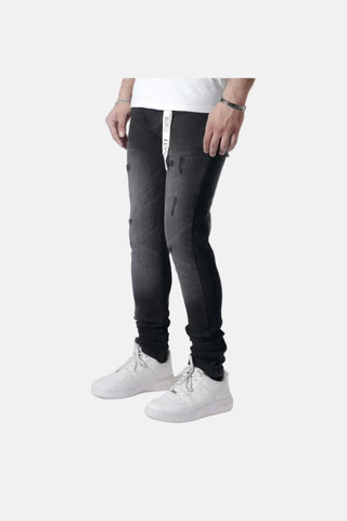 DZTR | Premium Kids Denim Jeans 414 'Black'