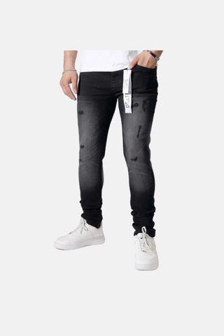 DZTR | Premium Kids Denim Jeans 414 'Black'