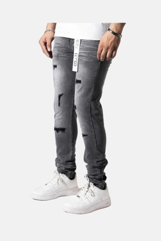 DZTR | Premium Kids Denim Jeans 254 'Grey'