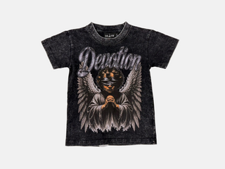 DZTR | KIDS TEE DEVOTION BLACK