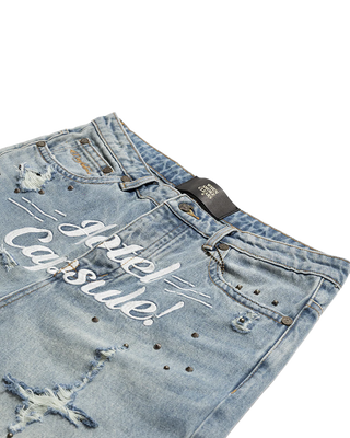 When Smoke Clears | Travel Denim Shorts