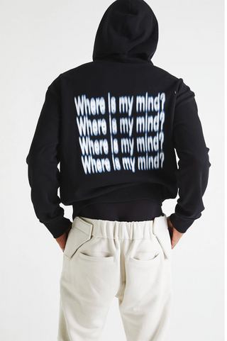 RTA DION SWEATSHIRT | BLACK WHERE IS MY MIND | MF24K628