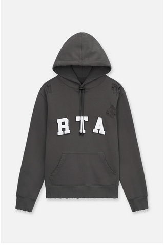 RTA MARKUS HOODIE | CHARCOAL COLLEGIATE | ME00K83