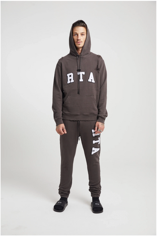 RTA MARKUS HOODIE | CHARCOAL COLLEGIATE | ME00K83