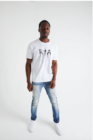 RTA COLIN TEE | WHITE WATERCOLOR |MF24k627