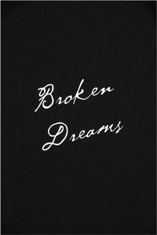 RTA LIAM TEE | BLACK COLLEGIATE BROKEN DREAMS | MU24K627