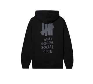 Anti Social Social Club |  Undefeated Lock 3M Hoodie 'Black'